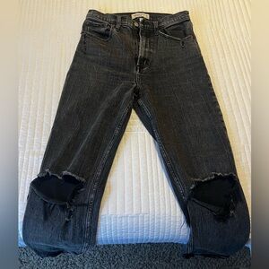Abercrombie curve love straight leg jeans